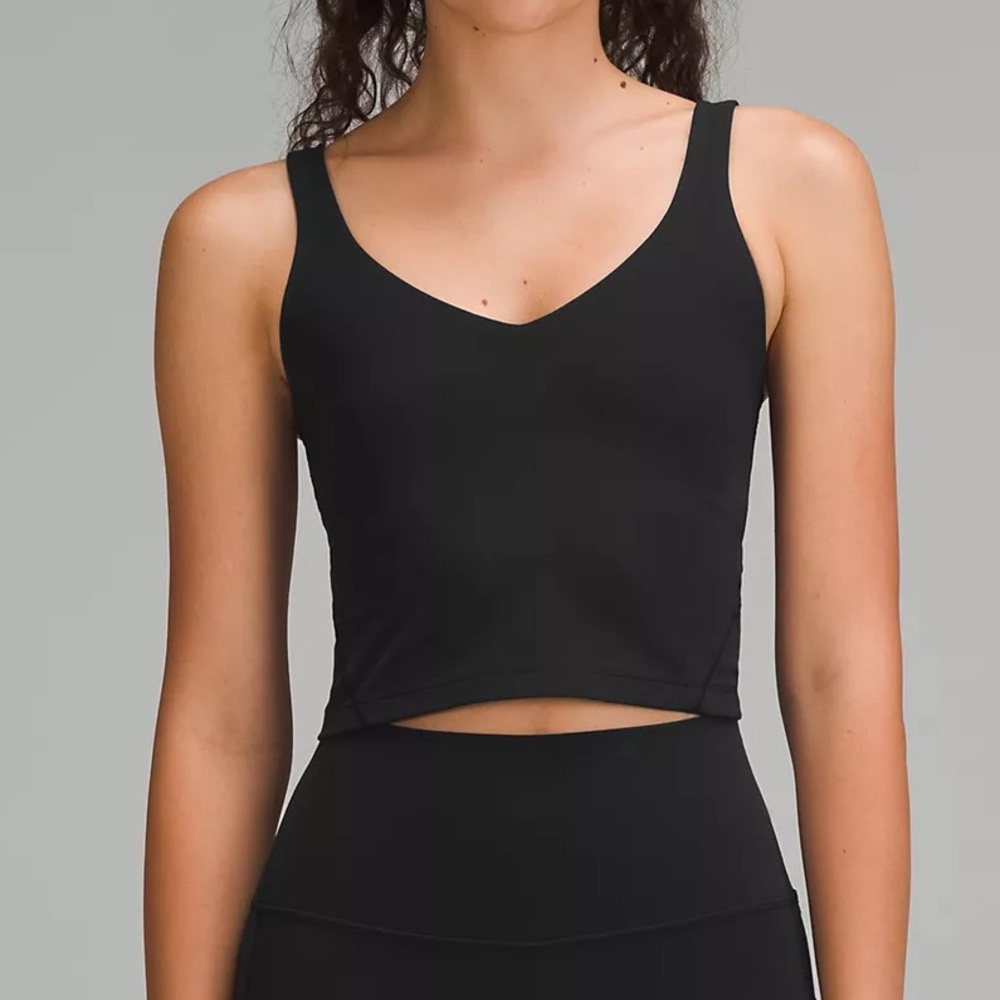 lululemon athletica Align tank top in black. Size 6. Like new condition!